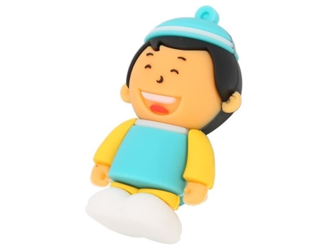 HURRISE Memoria USB de Dibujos Animados 16Gb/32Gb/64Gb/128Gb Memoria USB de Dibujos Animados Niño Lindo 128Gb Memoria Interna del Ordenador Stick