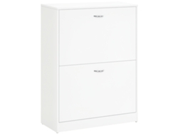VPMKP - Zapatero Homcom 60x24x80 cm 2 puertas abatibles blanco PMM CAPITALI