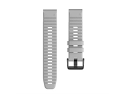 Pulsera de silicona de liberación rápida para reloj inteligente Garmin Fenix 7x/6x de 26 mm, Cinza Chennnls