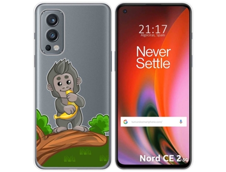 Carcasa OnePlus Nord 2 5G TUMUNDOSMARTPHONE Dibujos Transparente Multicolor