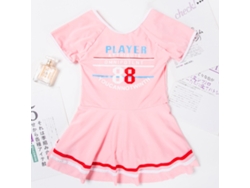Traje de baño rosa para niña, talla XL (10-13 años)