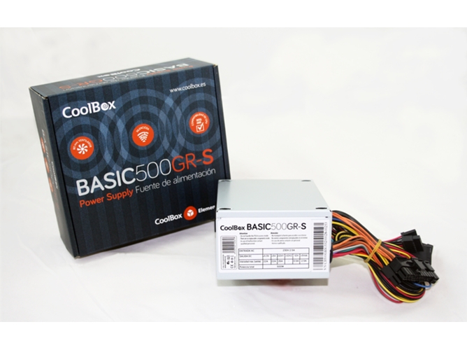 Fuente de Alimentación COOLBOX BASIC500GR-S