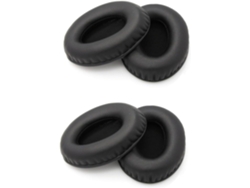 Juego De 2 Almohadillas Cómodas De Espuma Viscoelástica Para Los Oídos, Color Negro, Fácil Instalación.