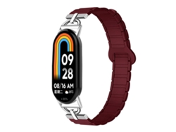 Pulsera para Xiaomi Smart Band 10/9/8 - Silicona magnética - Tres esferas en forma de D