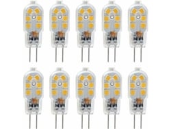 Bombilla Led G4 De 12 V, 2 W Equivalente A Una Bombilla Halógena De 10 W, Sin