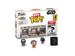 Figura Funko STAR WARS: El Mandaloriano Din Djarin Bitty Pop! Paquete de 4
