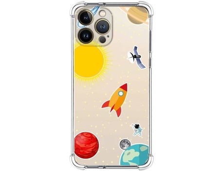 Carcasa iPhone 13 Pro Max (6.7) TUMUNDOSMARTPHONE Espacio Dibujos Multicolor