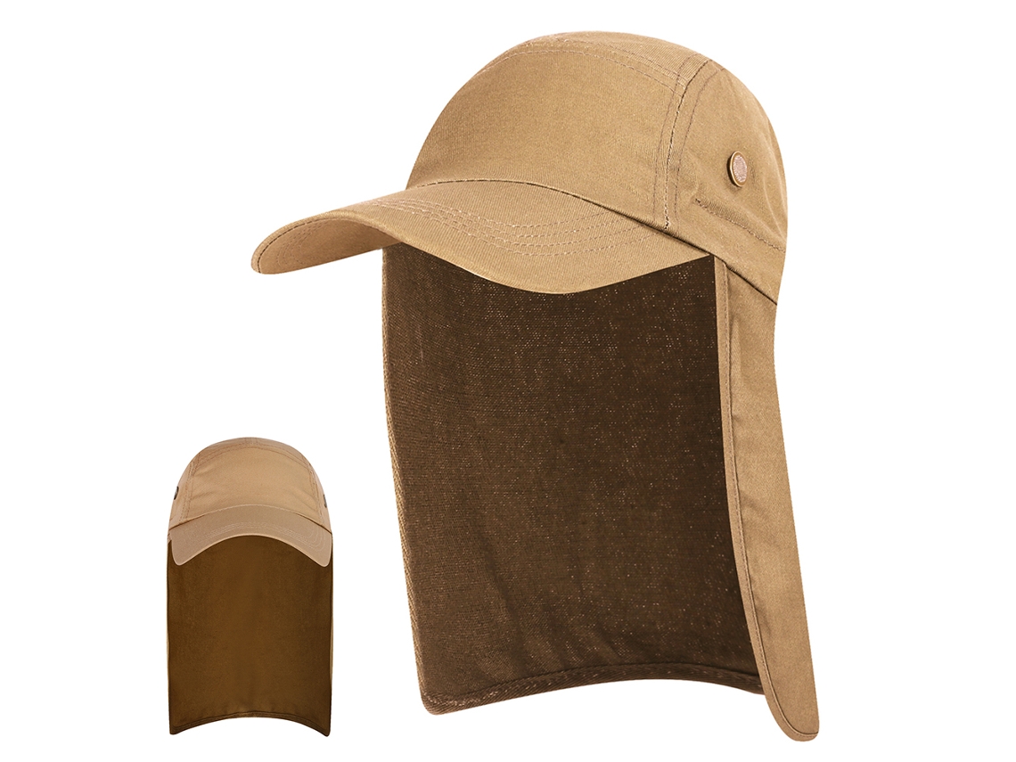 Sombrero De Sol De Ala Ancha Con Solapa Para Pescar, Protección Upf 50+, Para Hombres Y Mujeres.