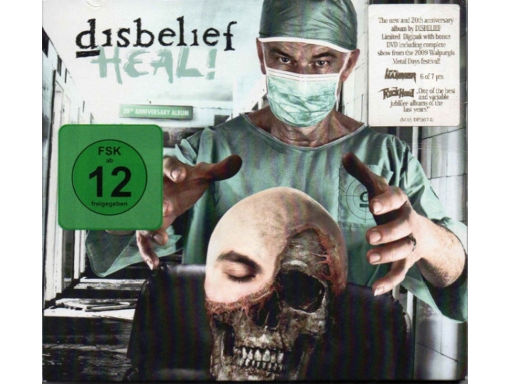 CD+DVD Disbelief - Heal!