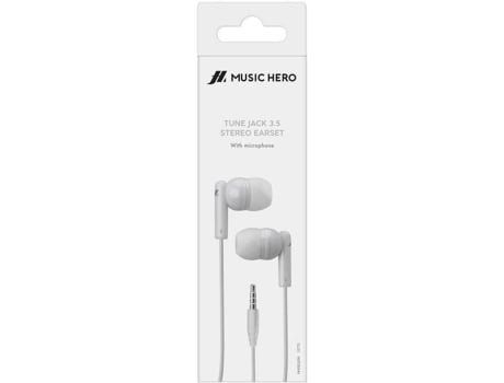 Auriculares con Cable SBS MHINEARW (In Ear - Micrófono - Blanco)