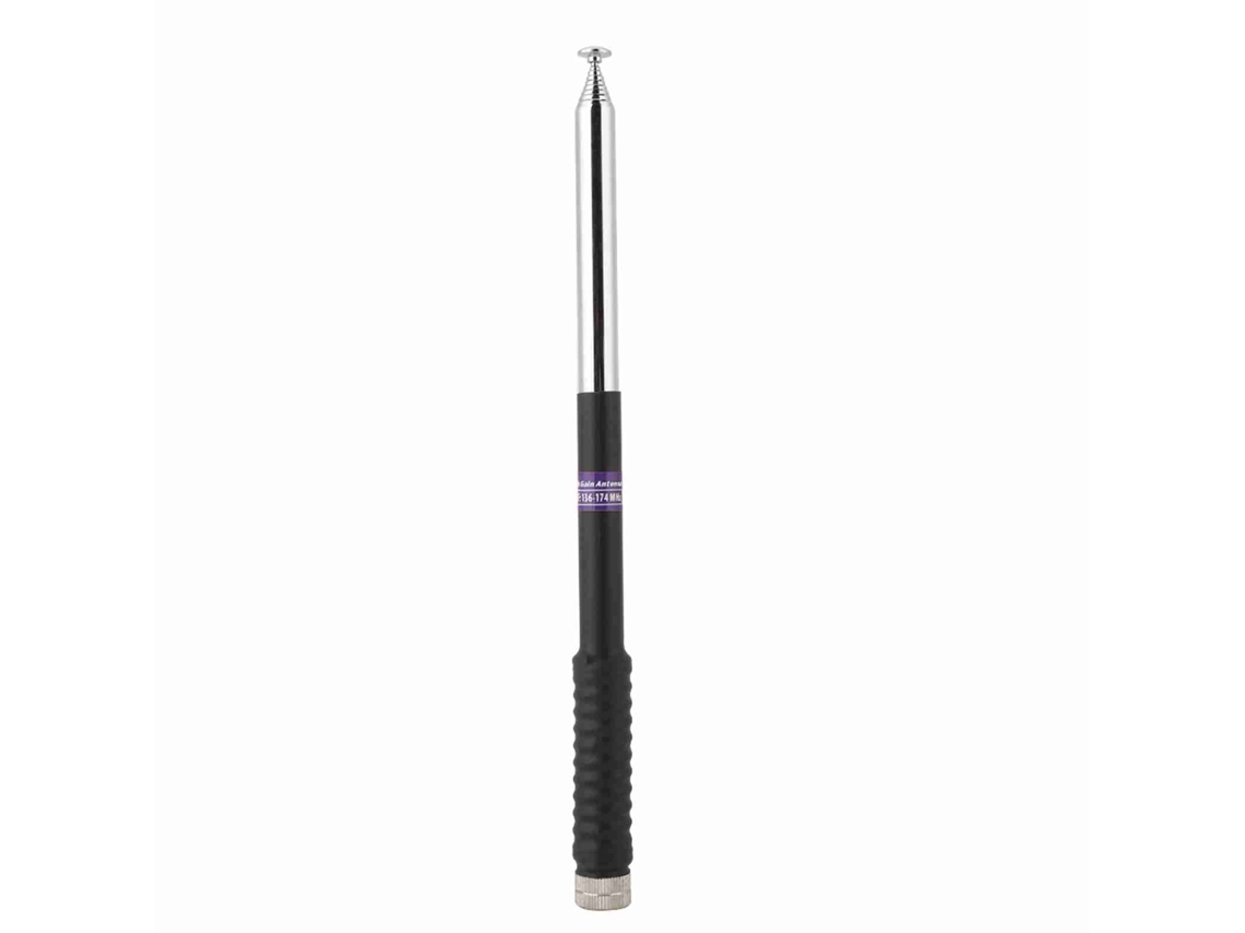 Antena telescópica para walkie-talkie (inalámbrica, con ganancia)