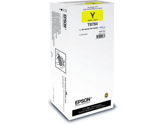 Cartucho de tinta Original EPSON Amarillo XXL T8784 C13T878440 WorkForce Pro WF-R5xxx series