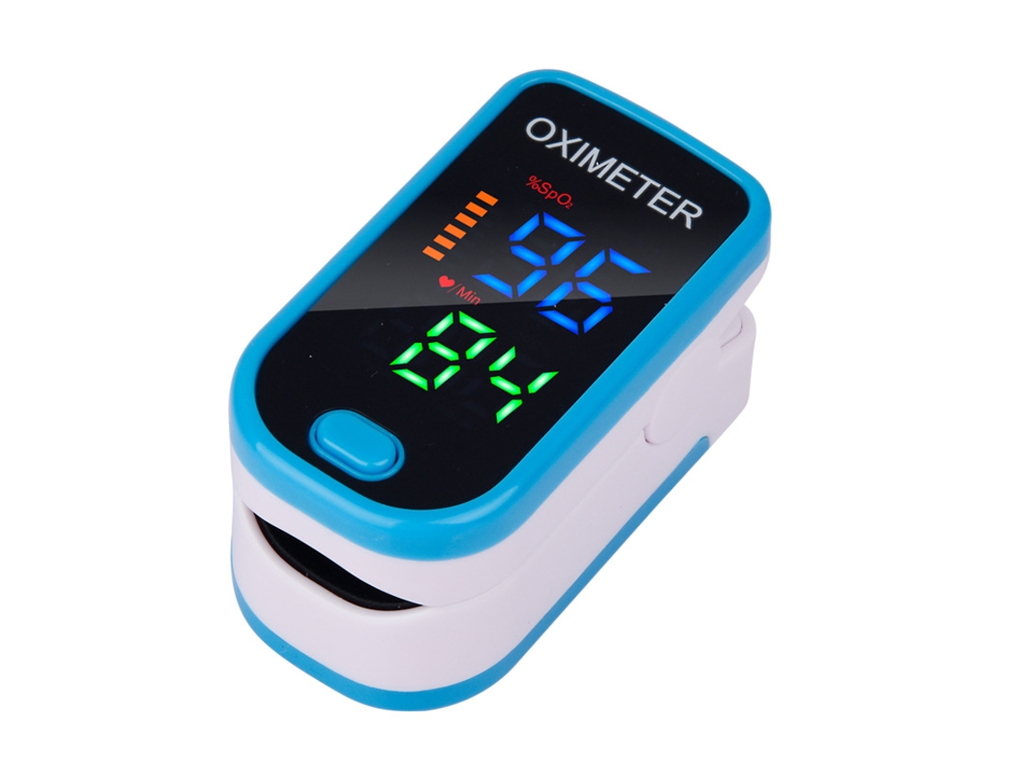 Pulsioxímetro Digital Tipo Pinza, Medición Rápida Saturación Y Pulso, Para Casa O Viaje