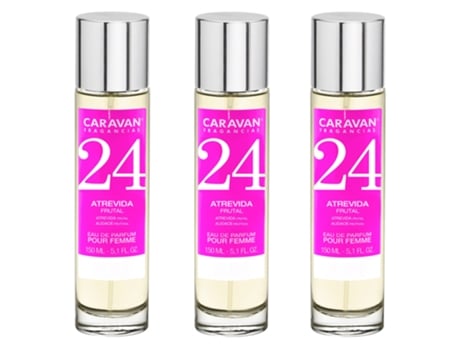 3x CARAVAN Perfume de Mujer Nº24 - 150ml