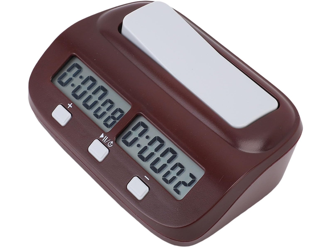 Reloj De Ajedrez Profesional Con Pantalla Lcd Grande – Temporizador Extendido De 10 Horas, Función De Retardo