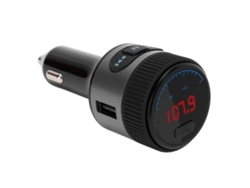 Cargador De Coche Bluetooth Mp3 Con Transmisor Fm, Carga Rápida Qc De 18 W Y Doble Puerto Usb.