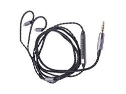 Cable de auriculares de alta calidad compatible con IE100, IE400 e IE500, con micrófono y conector Gokoco.
