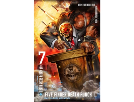 Póster ROCK OFF Five Finger Death Punch And Justice For None