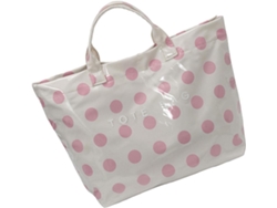 Elegante Bolso De Lunares Con Práctica Función De Acceso Que Puede Contener Un Libro.