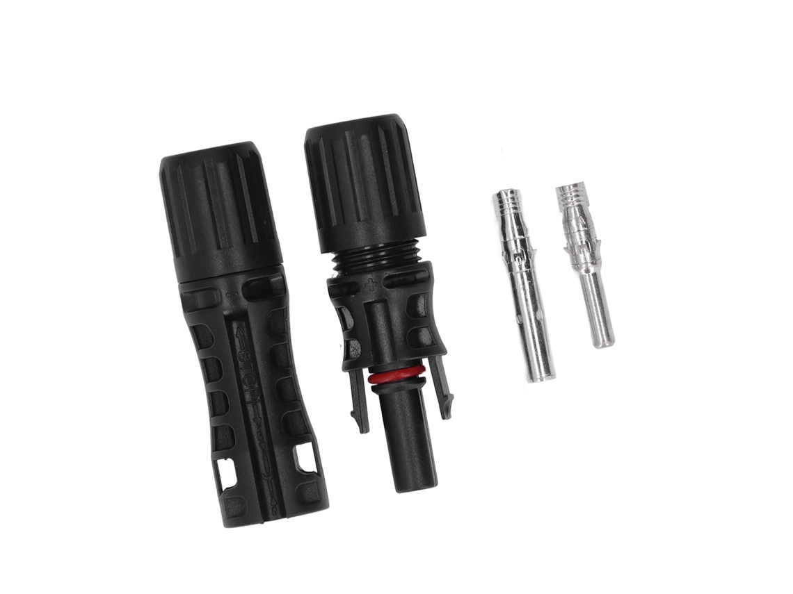 2026-as-5 Conjuntos Conector Cable Panel Solar Ip67 Impermeable 1500v Macho Hembra Pv
