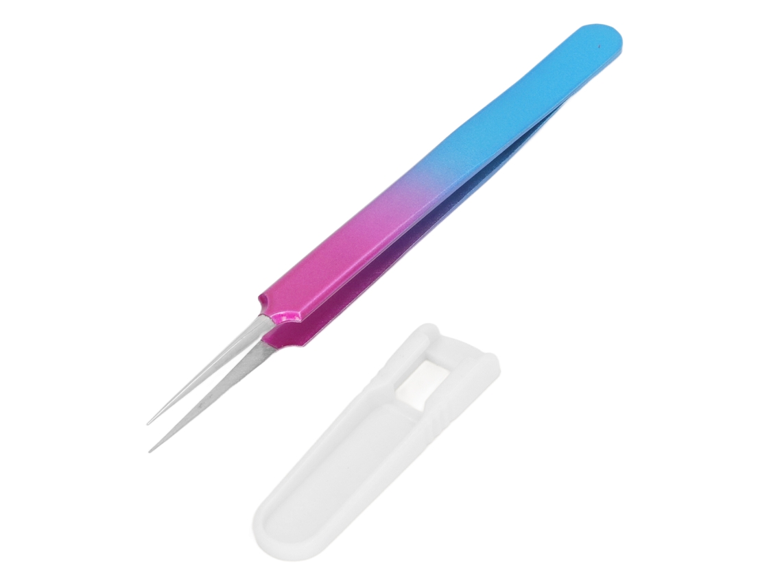 Aguja de acero inoxidable para eliminar puntos negros, aguja recta para el cuidado facial.