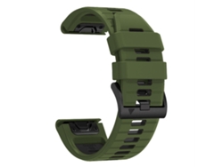 Timovo® Pulsera Deportiva De Silicona Hipoalergénica 22mm Compatible Con Garmin Fenix 7/7 Pro/7 Solar Verde