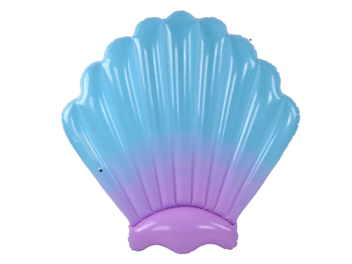 Cama Flotante Inflable De Pvc En Forma De Caparazón Portátil Para Interiores Y Exteriores