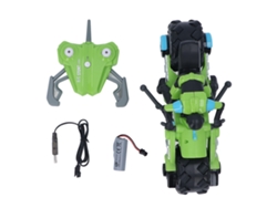 -moto Rc De Control Remoto Para Drift Y Stunts, Juguete De Motocicleta 1/10 Para Niños De +6 Años, Color Verde