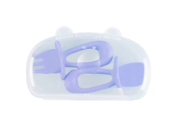Set de Cuchara y Tenedor para Bebé - Utensilios Infantiles para Destete Guiado (6 Meses) NEVEANCE