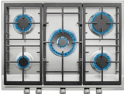 Placa de Gas TEKA EFX 70.1 5G CI B (Gas Natural - 68 cm - Inox)