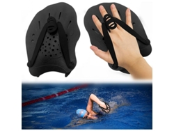 Palas De Natación Para Entrenamiento Con Diseño Hidrodinámico Y Correas Ajustables, 1 Par