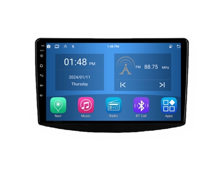 Autoradio 4GB RAM64GB ROM ROVERONE para Mitsubishi Grandis 1 2003 - 2011 CarPlay Android Coche Radio Bluetooth Navegación