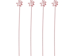 Portatarjetas Florales, Palillos Metálicos Florales Para Tarjetas, Notas Y Fotos.