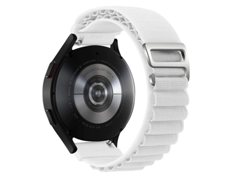 Correa de nailon 18mm ajustable para Garmin Forerunner 255S/Venu 2S - blanco