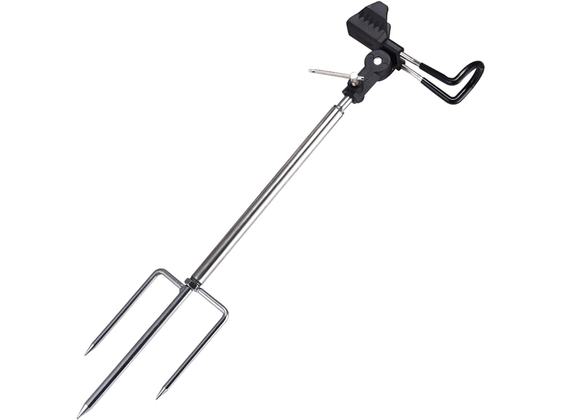 Soporte Para Caña De Pescar. Nuevo Torreta Totalmente Metálico Pescar, Mano, Marina, Pescar Universal Doble...