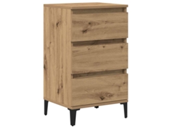 Maison Exclusive - Armario De Noche Con Cajón Roble Artesanal 45 X 35 X 44 Cm