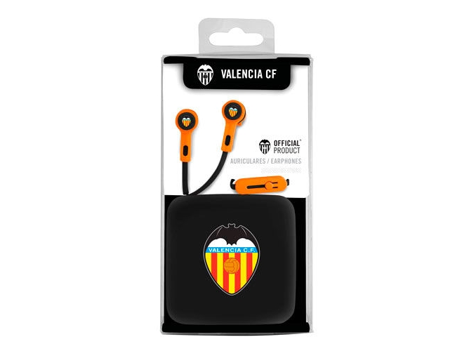 Auriculares SEVA Valencia CF (In Ear - Micrófono - Estampado)