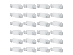 Juego de 24 luces de emergencia LED de 3W con batería y cabezales ajustables Tekmaquinas