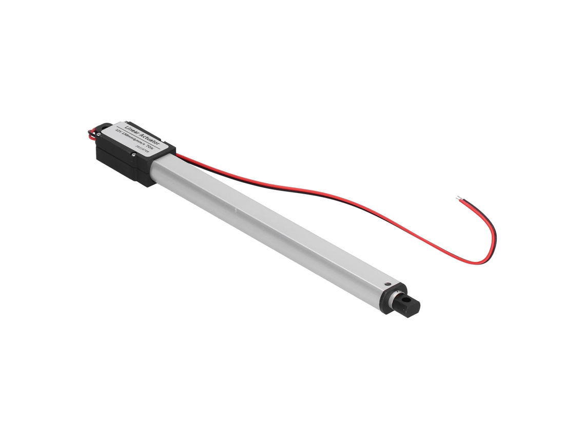 Mini Actuador Lineal Eléctrico De 12 V, 150 Mm, 8 Mm/s Y 70 N Con Interruptor De Límite Y Protección Contra Cortocircuitos.