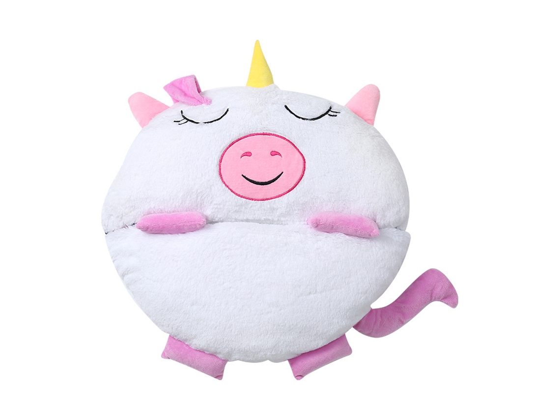 SIURN Saco de Dormir Unicornio Blanco 135 cm * 50 cm