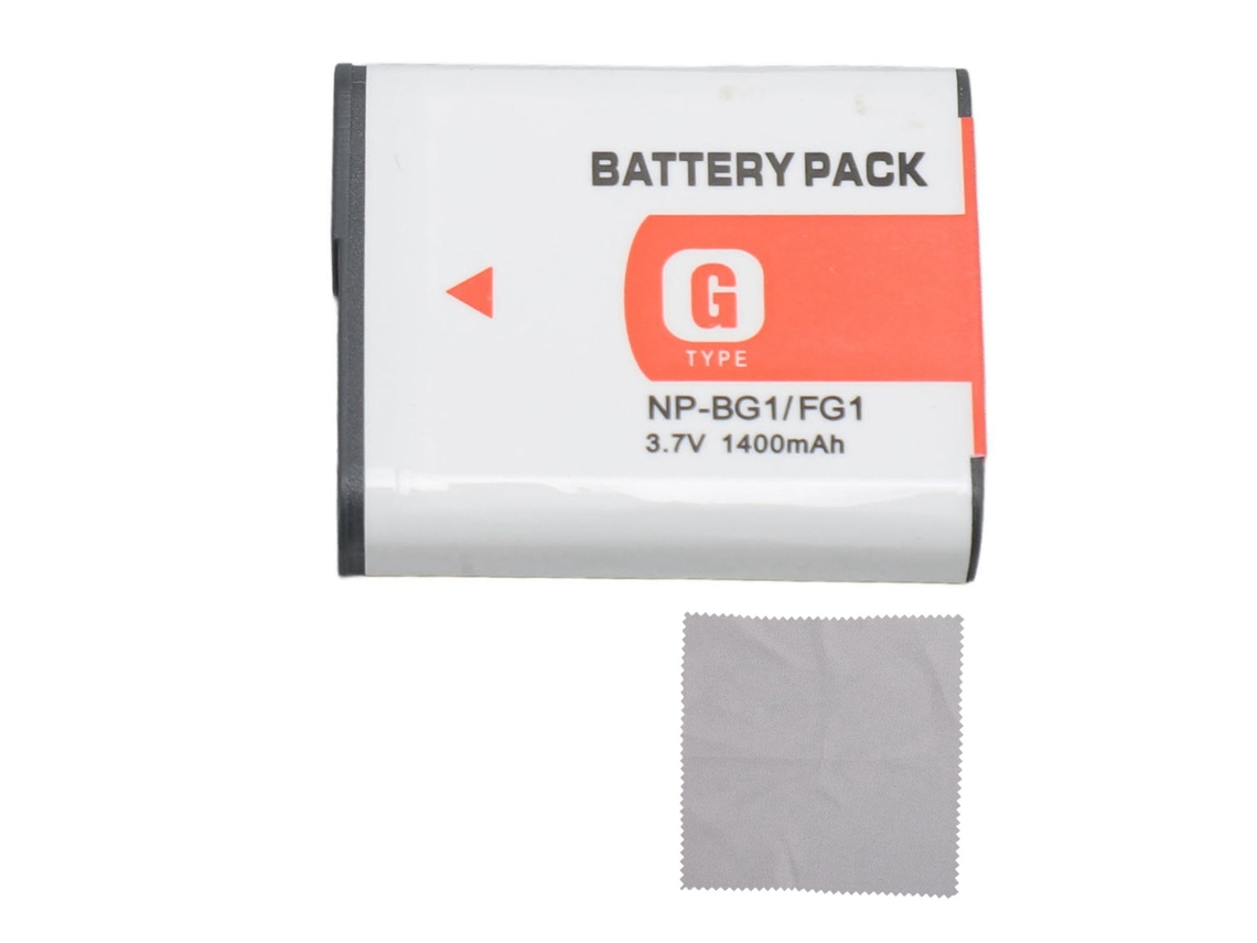 Batería Np Bg1 De 3,7 V Y 1400 Mah Para Cámaras Dsc W30, W40, W50, W85, W130, H3 Y H7. Segura Y Portátil.