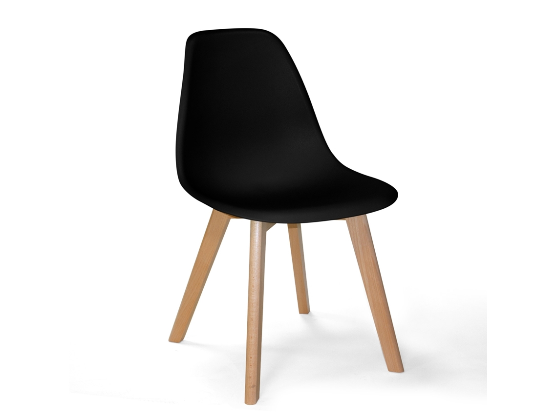 Silla LÚZETE (Madeira - Madera - Negro)
