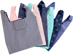 6 Piezas, Té, Pp, 6 Bolsas De Compra Plegables Oxford De Gran Capacidad Con Bolsillos Laterales Reutilizables