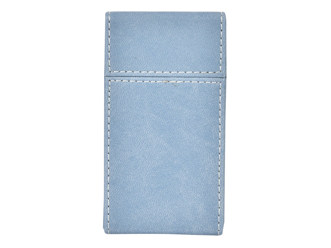 Caja de almacenamiento de puros azul portátil (12x7x2cm) Kofihety