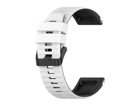 Correa Smartwatch para Garmin Fenix 7 22 mm Silicona Colores Mixtos (Blanco + Negro)