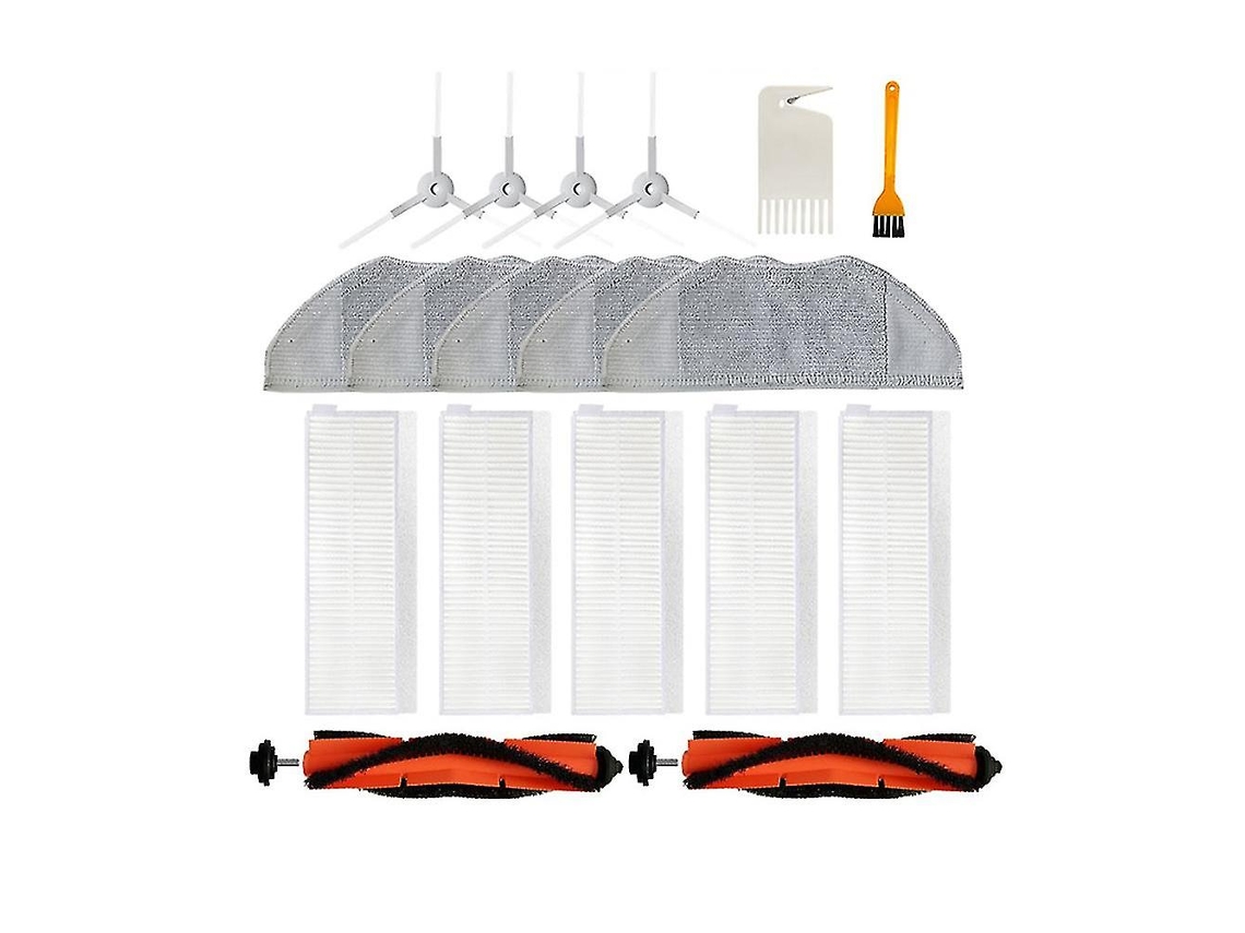 Cepillo principal, cepillo lateral, filtro, mopa, paño. Compatible con el robot aspirador Xiaomi Mijia G1.
