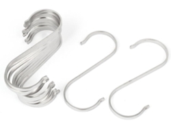 Juego De 10 Accesorios Para Baño, Cocina Y Ganchos Para Toallas En Forma De S De Acero Inoxidable