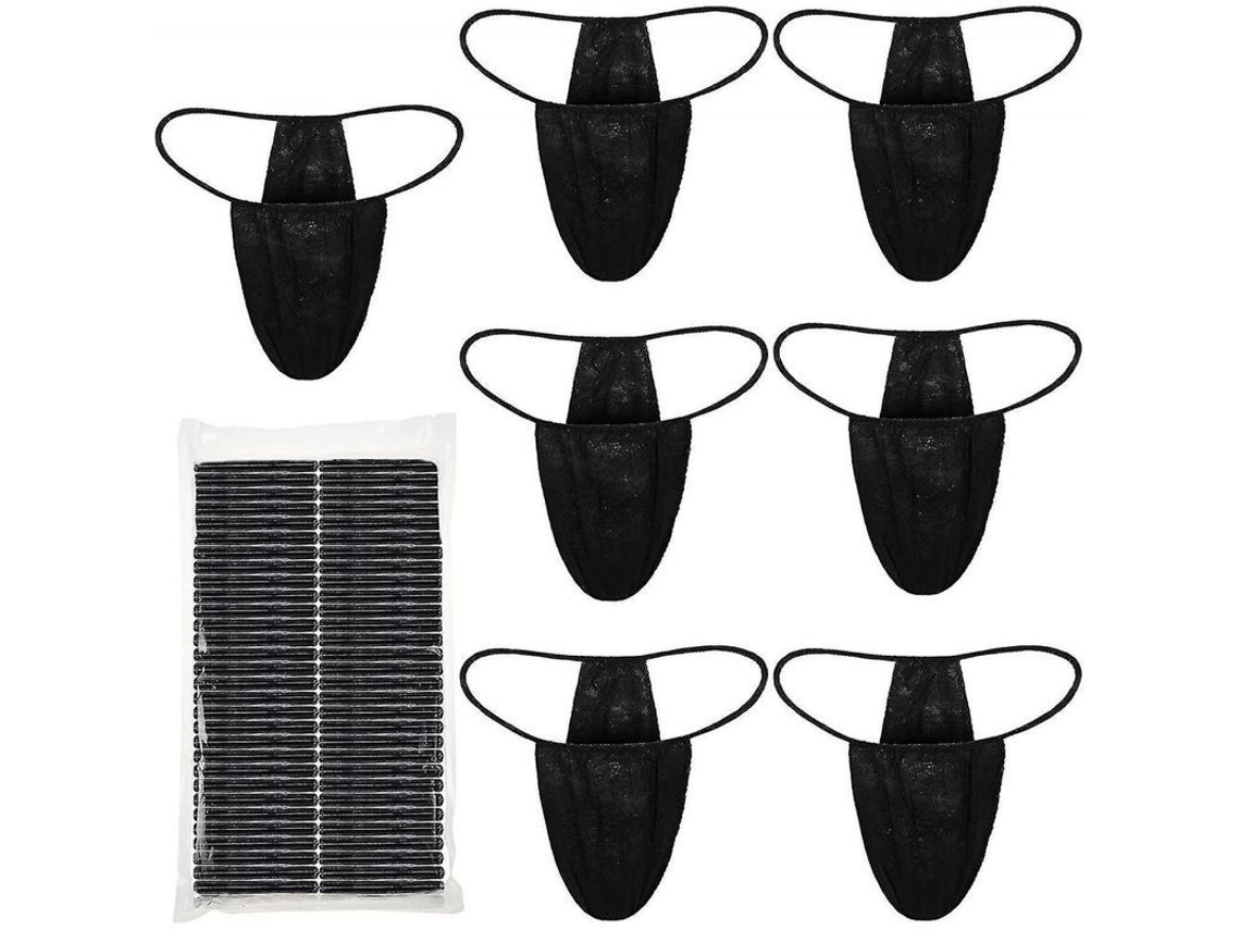 60 Calzoncillos Tanga Desechables Para Spa Bronceado Spray Talla S-2xl