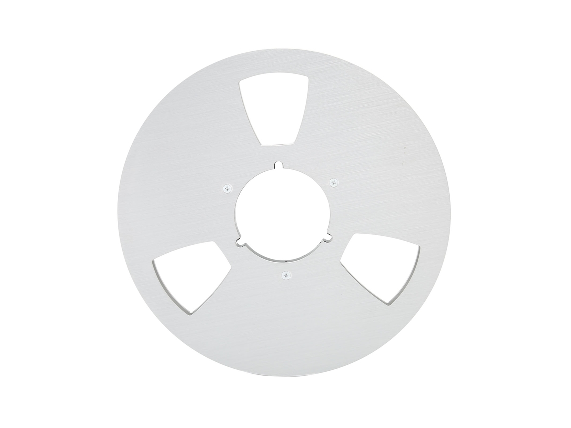 Carrete De Cinta Vacío De 10 Pulgadas Para Ampex Grand Master 456, De 1/4 De Pulgada, Color Plata.