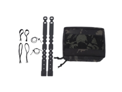 Bolsa Médica Molle Camuflada Con Sistema De Sujeción Múltiple Para Supervivencia En La Naturaleza Y Emergencias.
